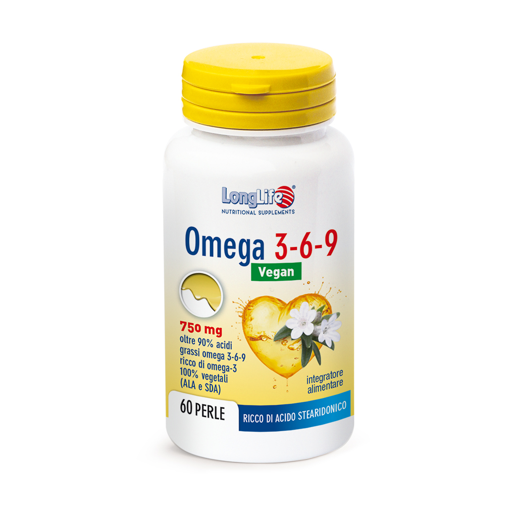 Image of Omega 3-6-9 Vegan 750mg LongLife 60 Perle