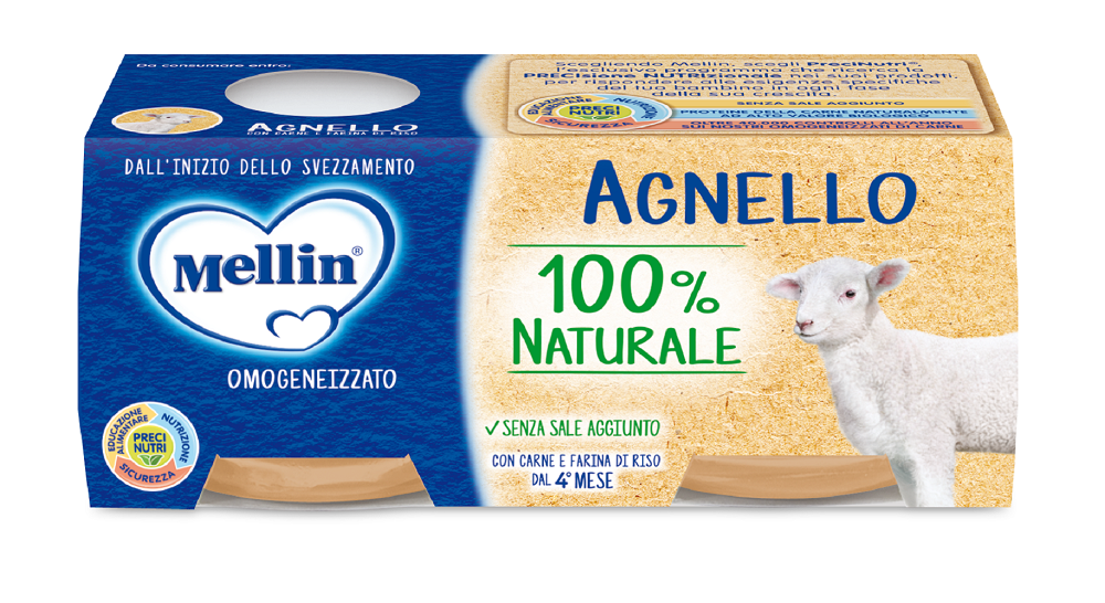 Image of Omogeneizzati Di Carne Agnello Mellin 2x80g033