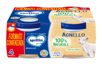 

Omogeneizzato Di Carne Agnello Mellin 4x80g