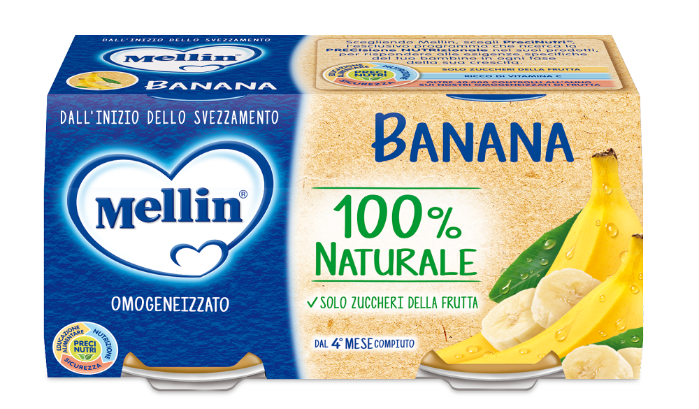 

Omogeneizzato Di Frutta Banana Mellin 2x100g