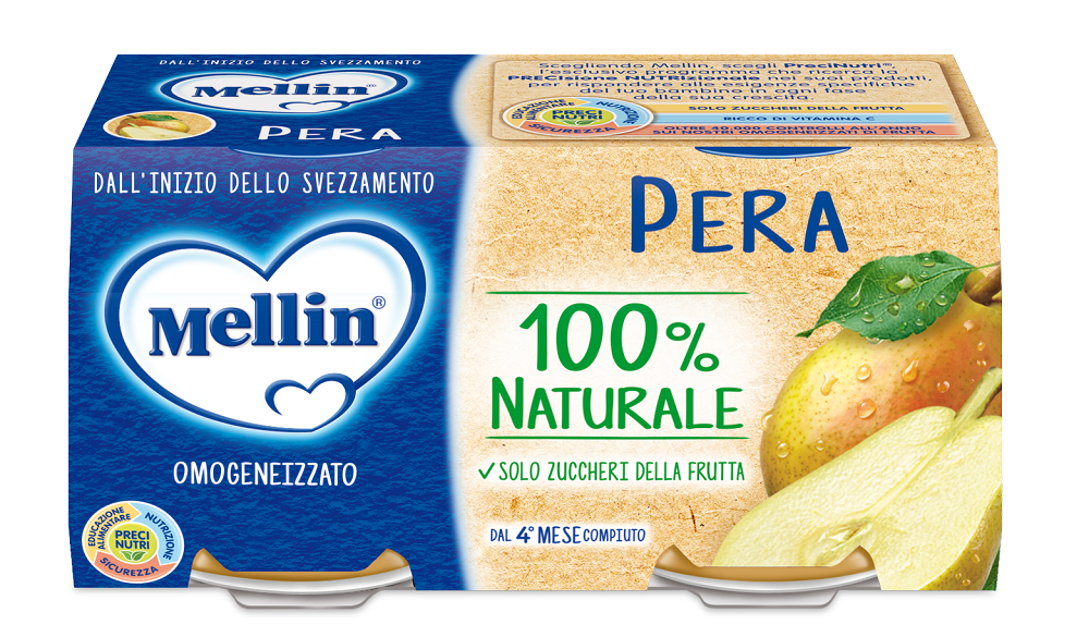 

Omogeneizzato Di Frutta Pera Mellin 2x100g