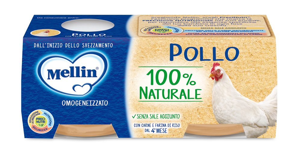 Image of Omogeneizzato Di Carne Pollo Mellin 2x80g033