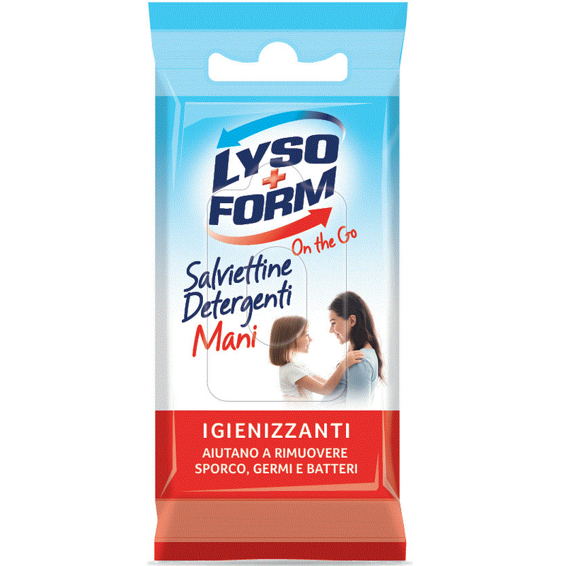 

Salviettine Detergenti Mani Lysoform On The Go 10 Pezzi