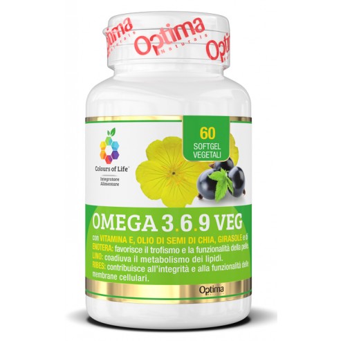 Omega 3.6.9 VEG Colours Of Life(R) Optima Naturals 60 SoftGel