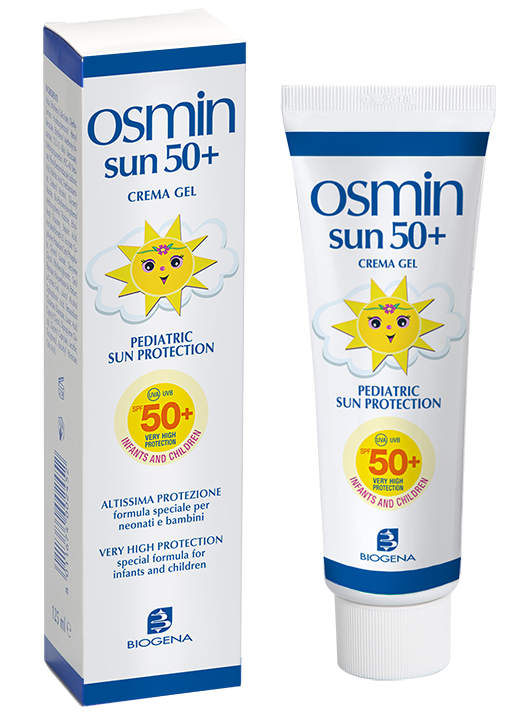 Biogena Osmin Sun Crema-Gel Protettiva Spf 50+ Per Neonati e Bambini 90 ml