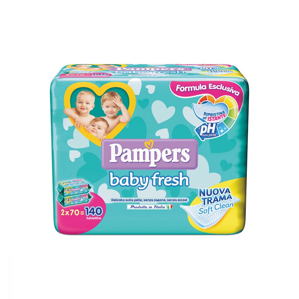Image of Pampers Baby Fresh 140 Salviettine