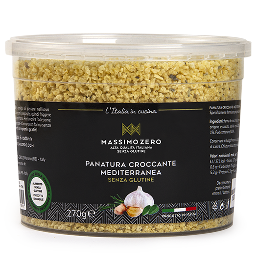 Image of Panatura Croccante Mediterranea MASSIMO ZERO 270g033