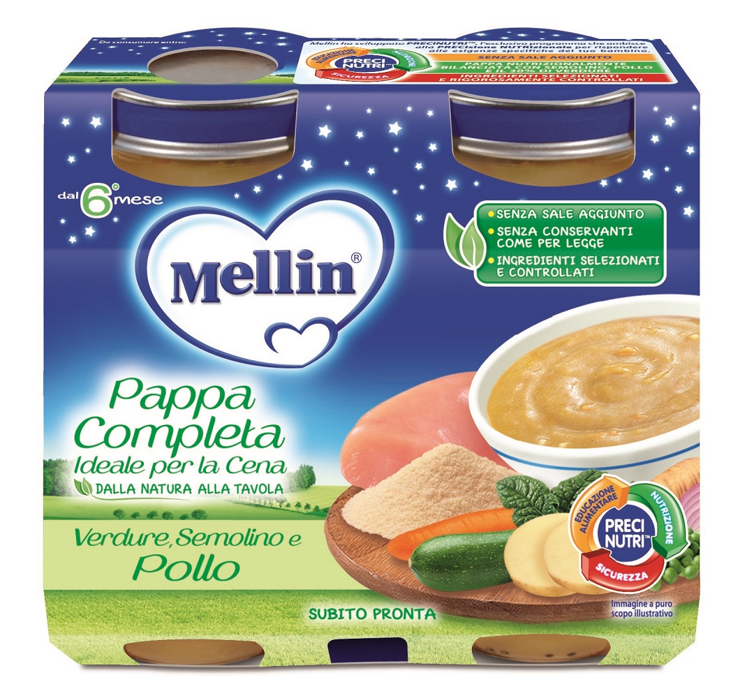 

Pappa Completa Semolino Mellin 2x200g