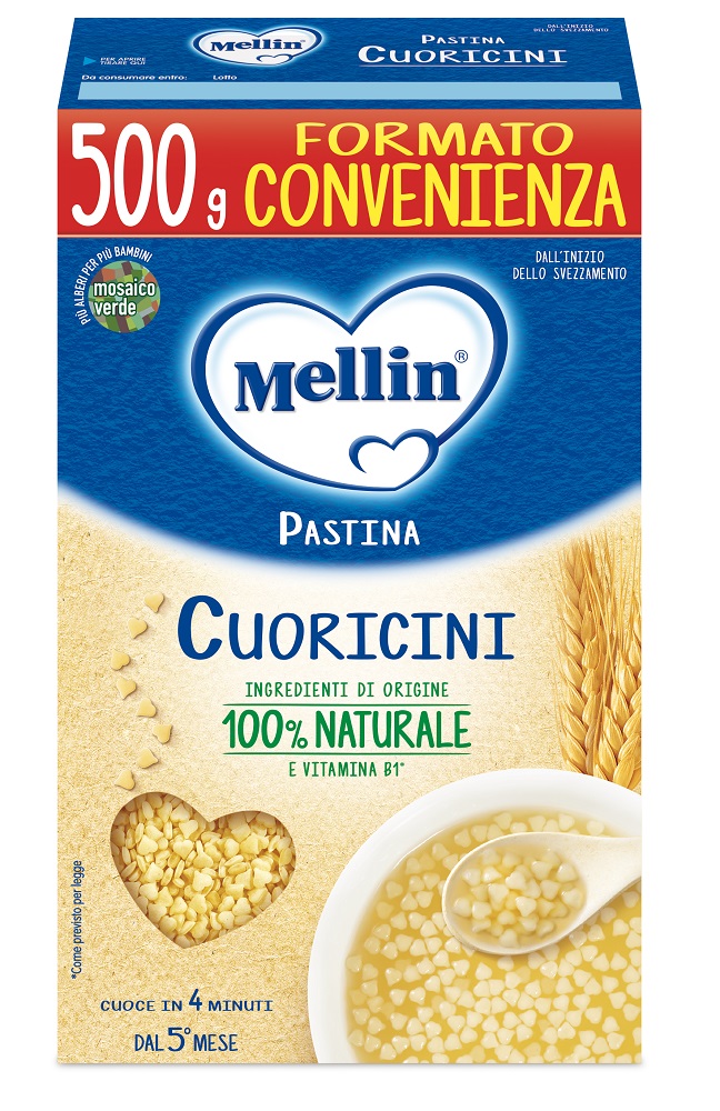 Image of Pastina Cuoricini Mellin 500g