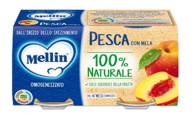 Image of Pesca Con Mela Mellin 2x100g033