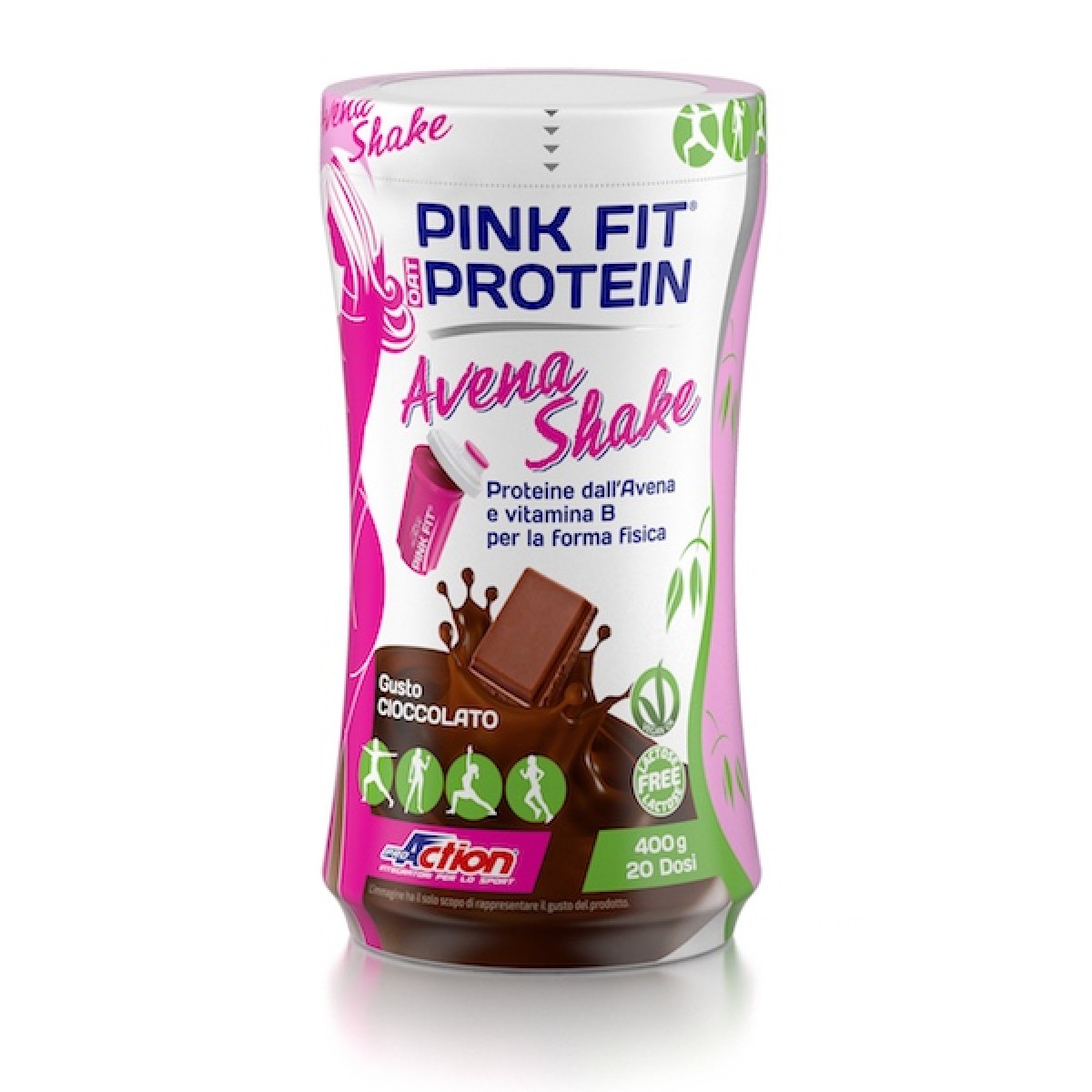 

Pink Fit® OAT Protein - Cioccolato ProAction 400g