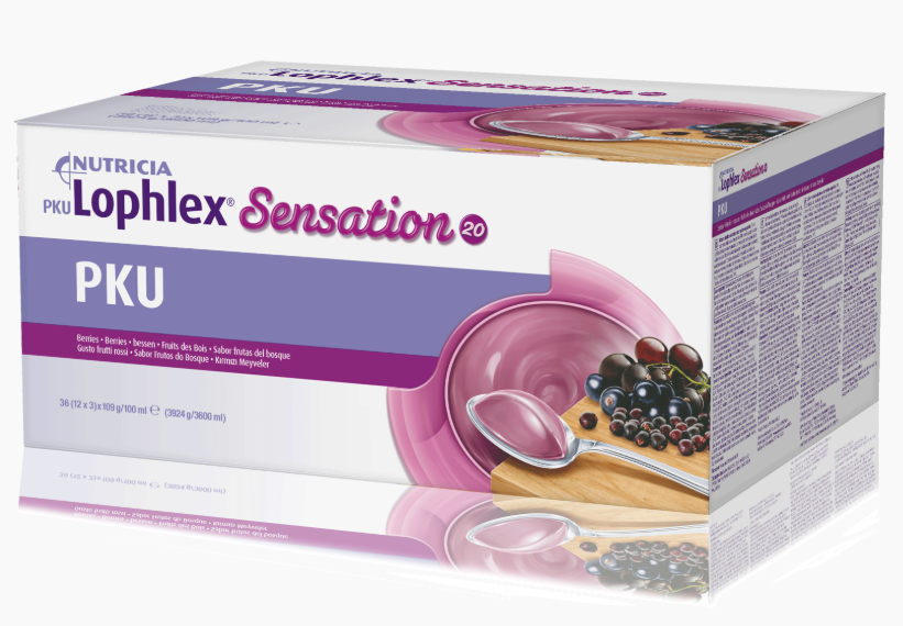 Image of Pku Lophlex Sensation 20 Nutricia 12x3x109g033