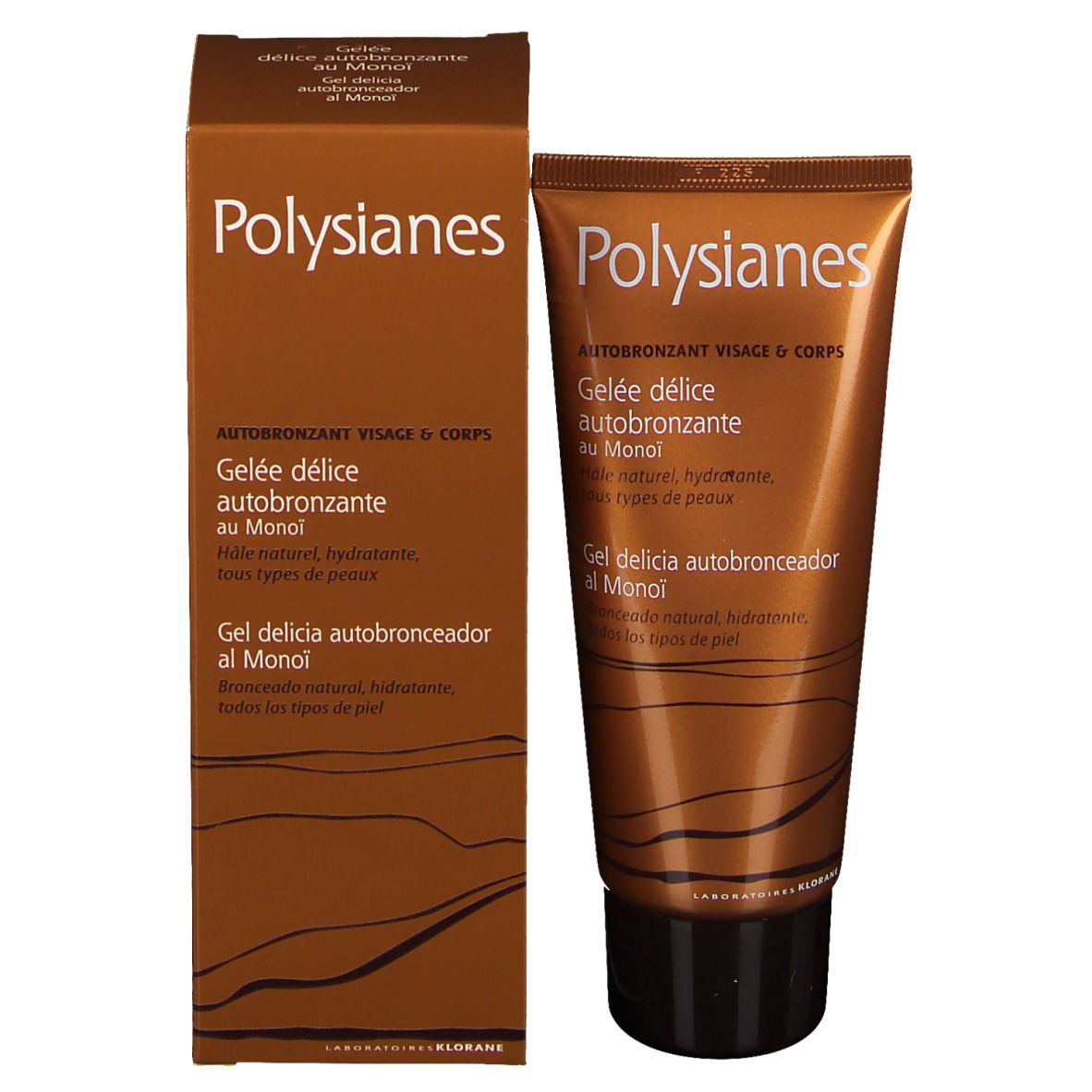 Image of Polysianes Gel Sublimatore Autoabbronzante Klorane 100ml033