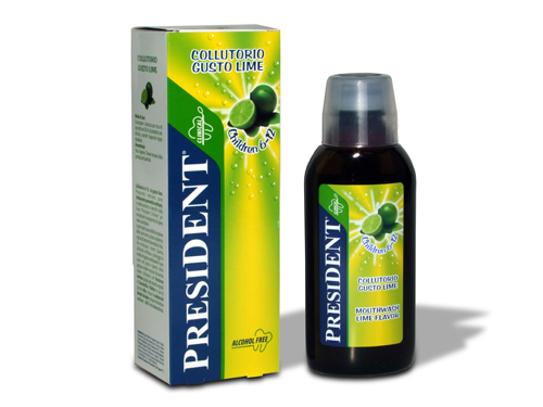 Image of PresiDent Children 6-12 Colluttorio Gusto Lime 250ml
