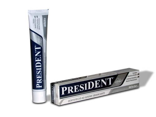 Image of PresiDent bianco Dentifricio Azione Sbiancante 75ml033