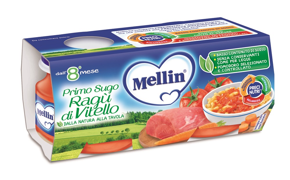 Primo Sugo Ragù Di Vitello Mellin 2x80g