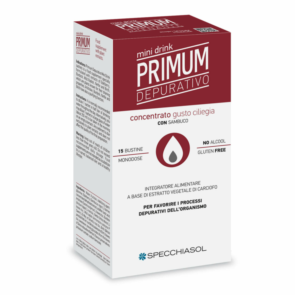 

Primum Depurativo Mini Drink Specchiasol 15 Bustine