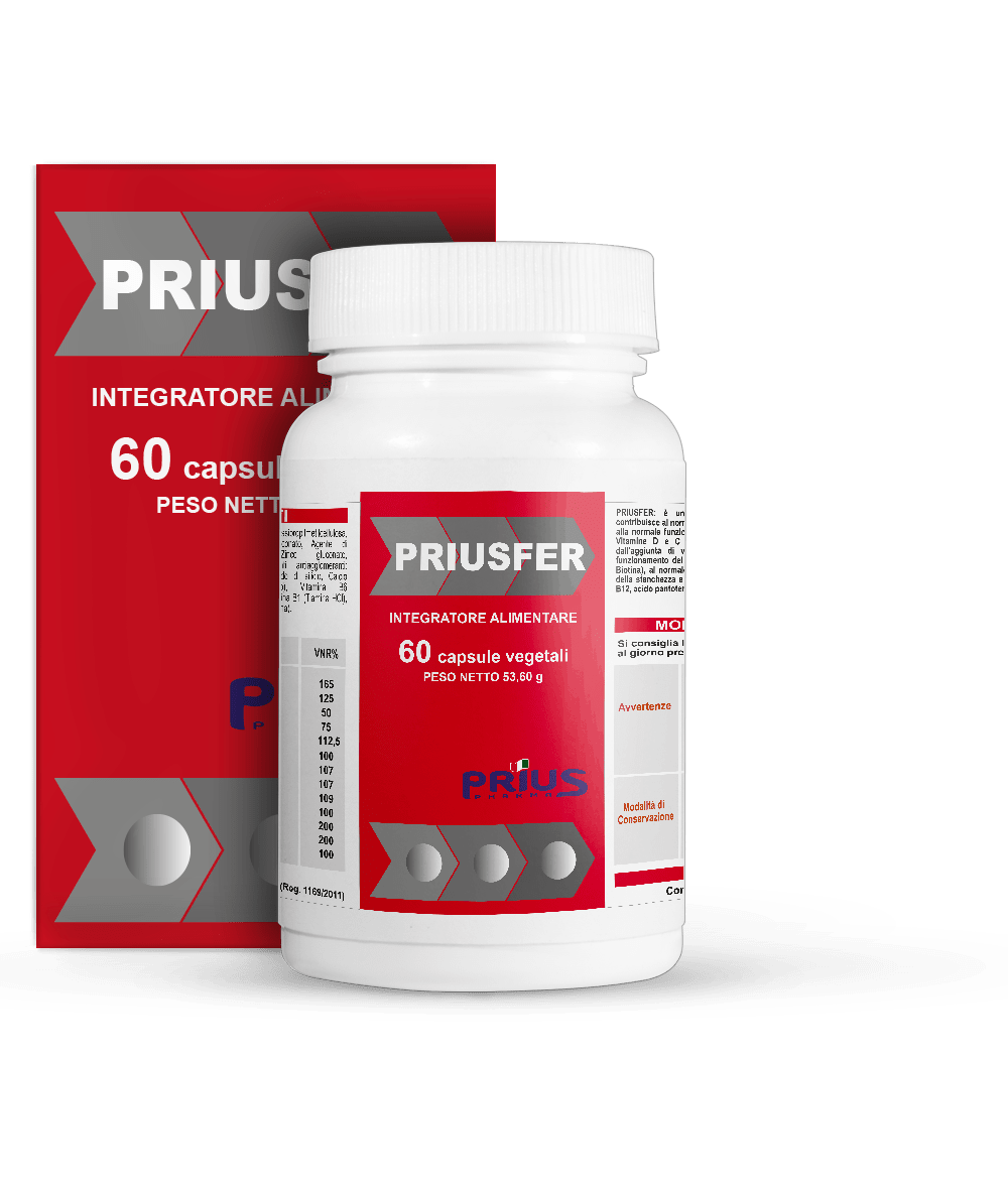 Image of Priusfer Prius Pharma 60 Capsule Vegetali033