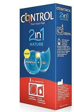 

Profilattico 2In1 Nature + Lube Nature Control 2 Pezzi