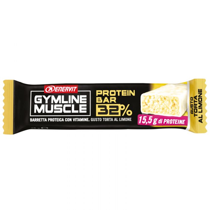 

Protein Bar 32% Torta Al Limone Gymline Muscle Enervit 48g