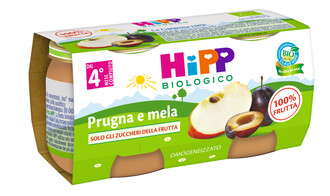 Image of Prugna E Mela Hipp Biologico 2x80g