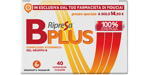 

Ripresa B Plus Chemist's Research 40 Compresse