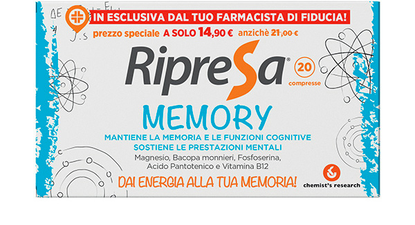 Image of Ripresa Memory Chemist&#39;s Research 20 Compresse033