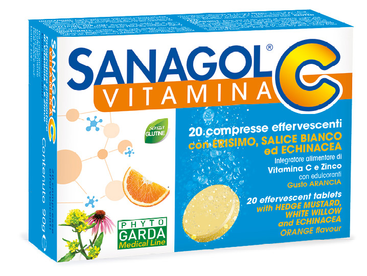 

SANAGOL VITAMINA C Phyto Garda 20 Compresse Effervescenti