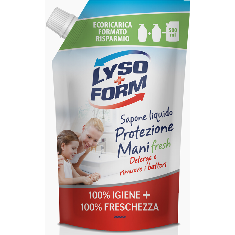 

Sapone Liquido Protezione Mani Fresh Lysoform 500ml