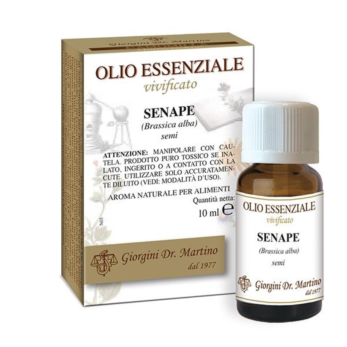 

Senape Olio Essenziale Vivificato Dr. Giorgini 10ml