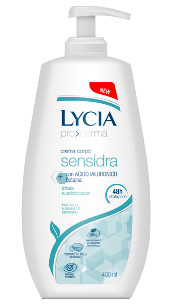 Sensidra Crema Corpo Lycia Pro>Derma 400ml