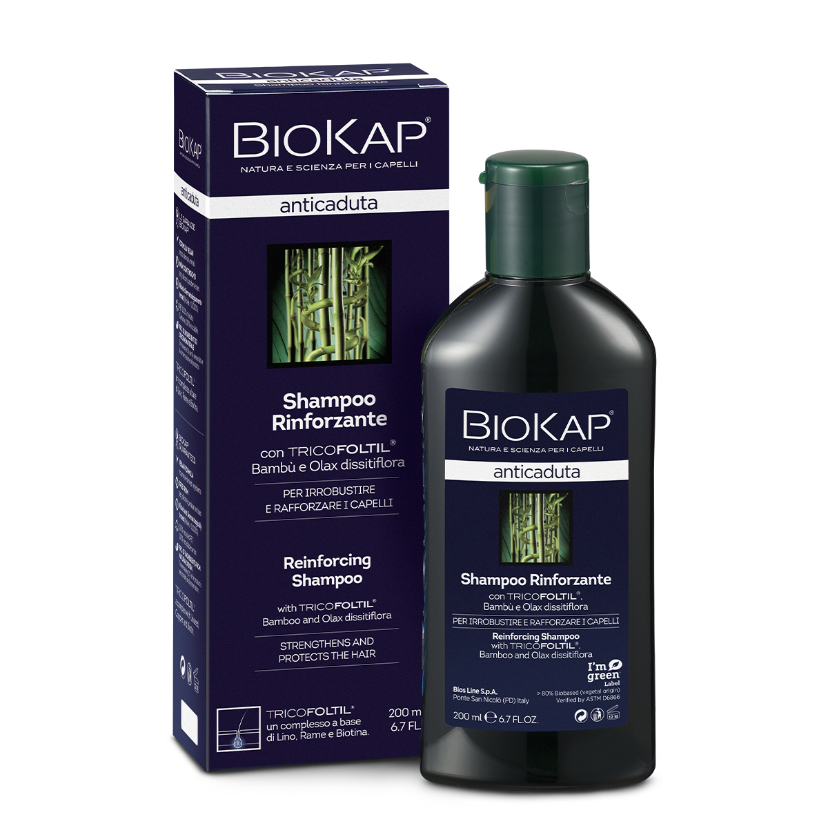 Image of Shampoo Rinforzante BioKap(R) 200ml033