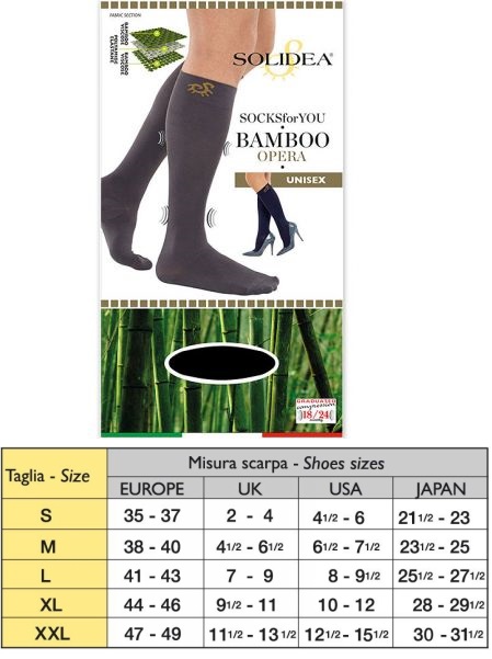 Image of Socks For You Bamboo Opera Solidea Blu Navy Taglia XXL033