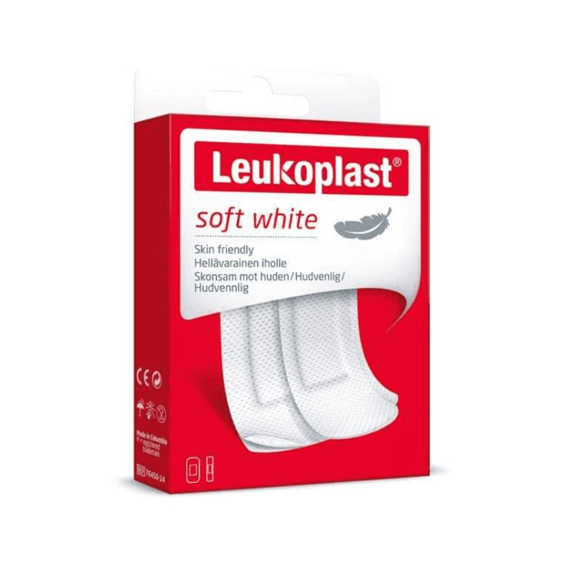 Image of Soft White Leukoplast(R) 10 Cerotti 10x8cm