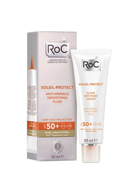 

SOLEIL PROTECT Fluido Viso Levigante Anti Rughe SPF50+ RoC 50ml