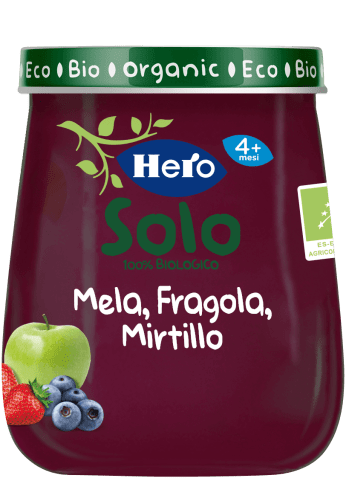 Image of Solo Omogeneizzato di Frutta Hero Mela Fragola Mirtillo 120g033