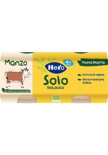 Image of Solo Omogeneizzato Manzo Hero 2x80g033