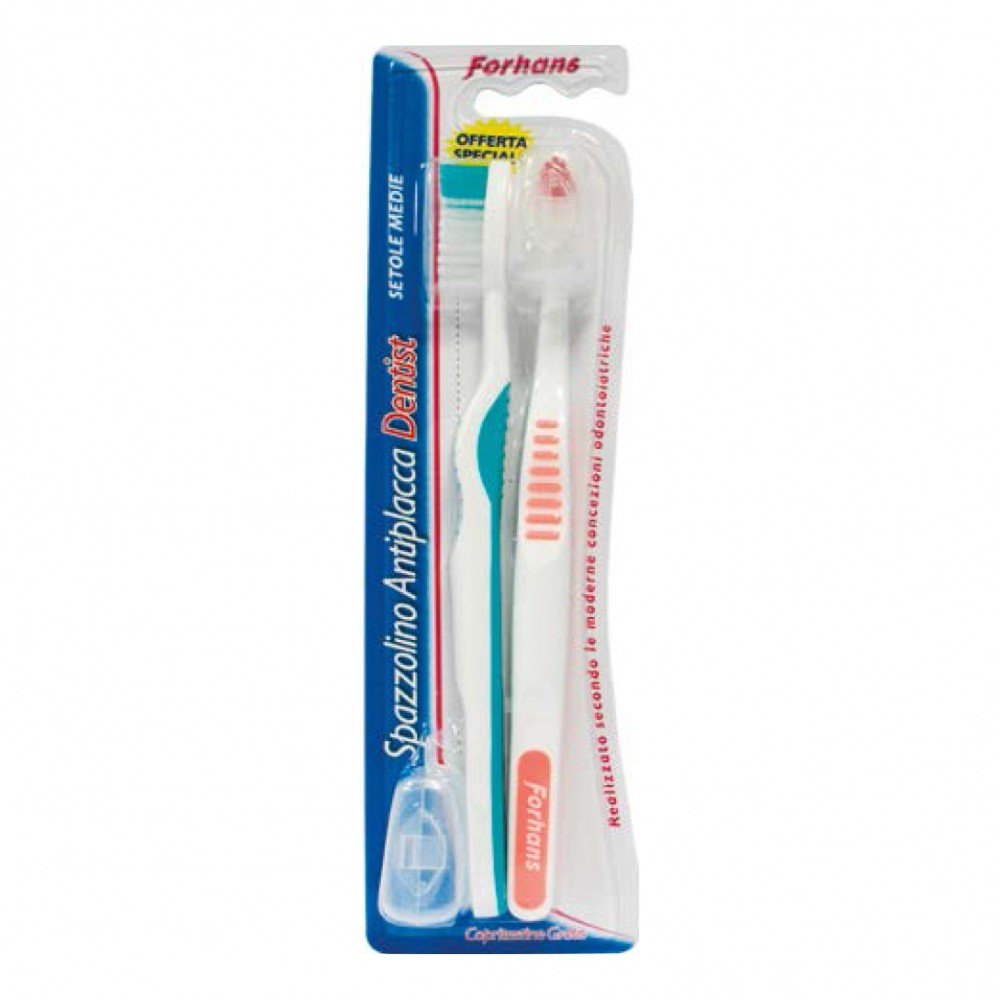 

Spazzolino Antiplacca Dentist Forhans TwinPack