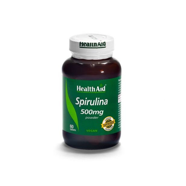 Image of Health Aid Espirulina 500 Mg 60 Comp033