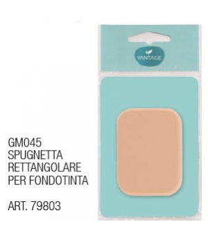 

Spugnetta Rettangolare Per Fondotinta GM045 VANTAGE 1 Pezzo