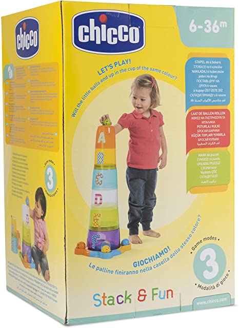 Image of Torre Stack&Fun CHICCO 6-36 Mesi