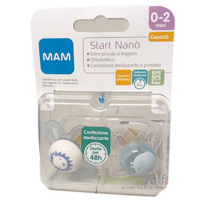 

Start Nanò 0-2 Mesi Caucciù Mam 2 Pezzi