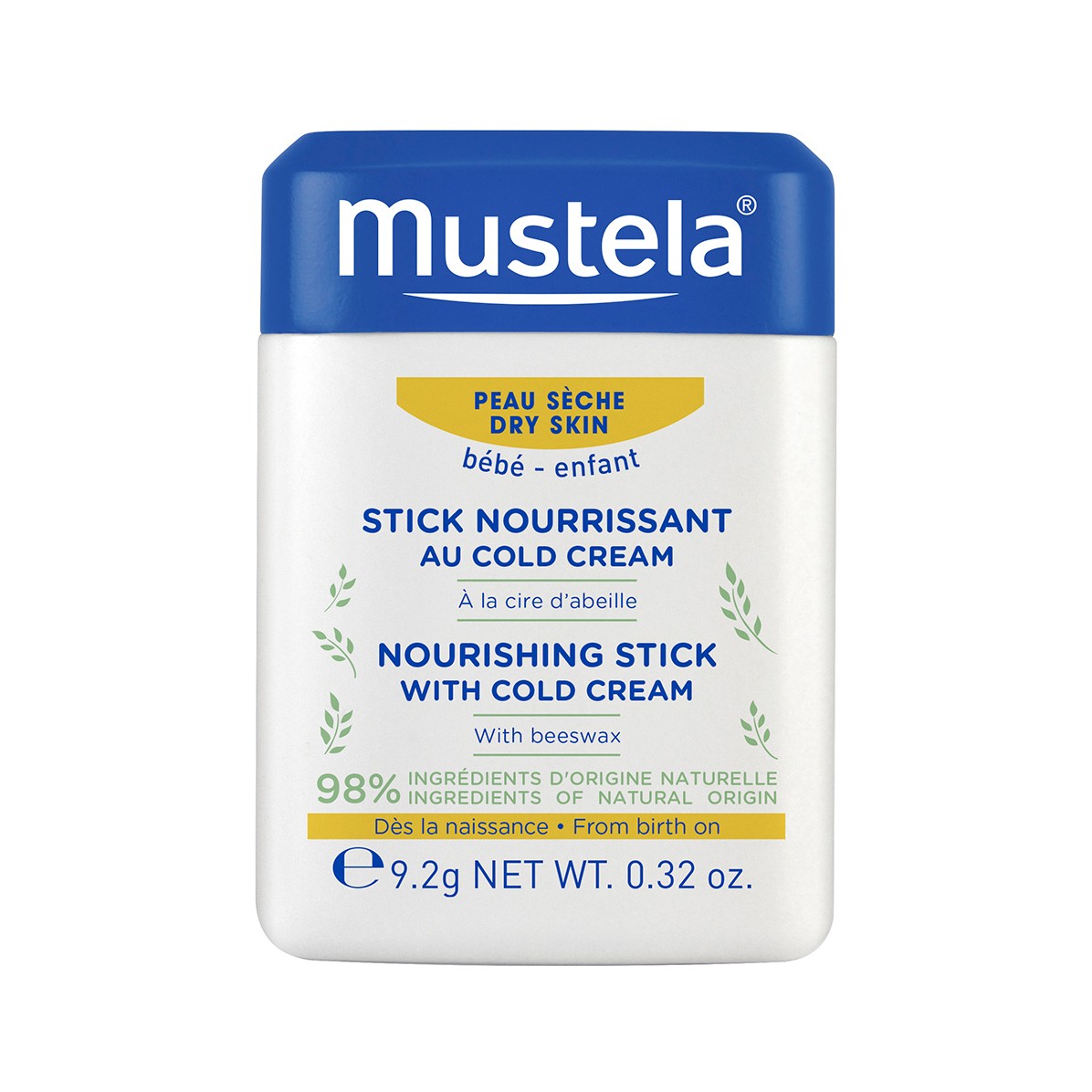 

Stick Nutriente Alla Cold Cream MUSTELA® 9.2g