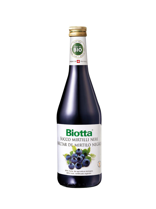 

Succo Di Mirtilli Neri Selvatici Biotta® 500ml