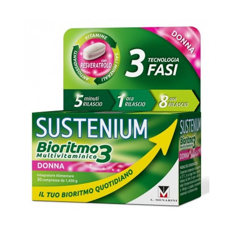 Image of Sustenium Bioritmo 3 Donna Menarini 30 Compresse