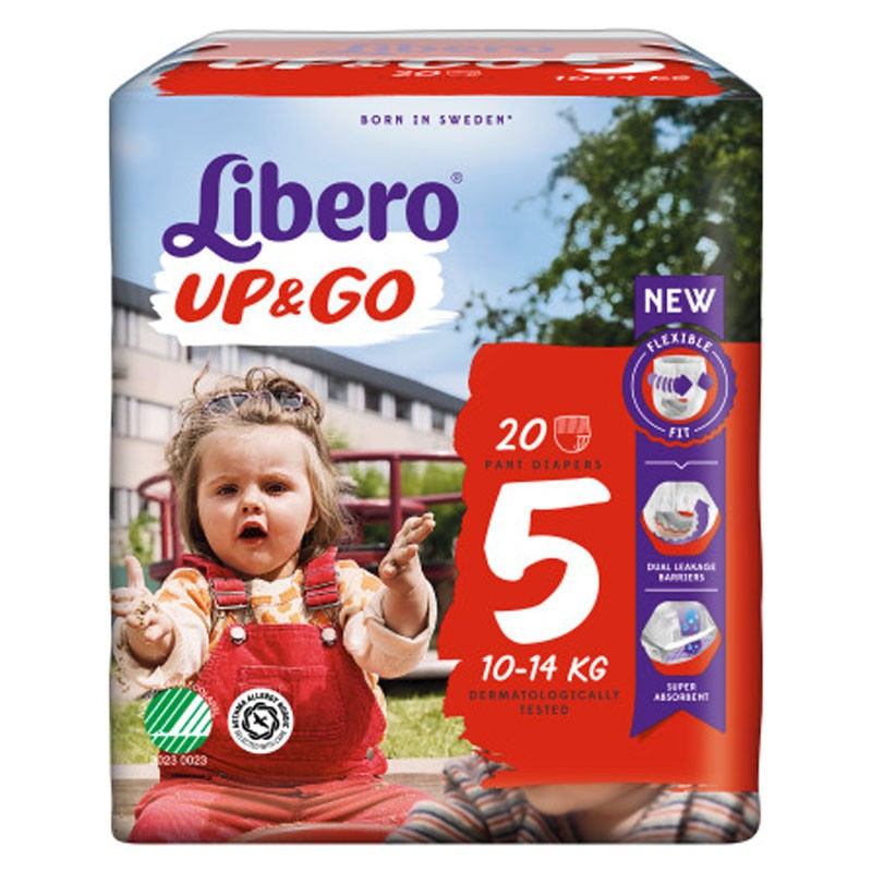 Up&Go Libero(R) 20 Pannolini Per Bambini Taglia 5 10-14Kg