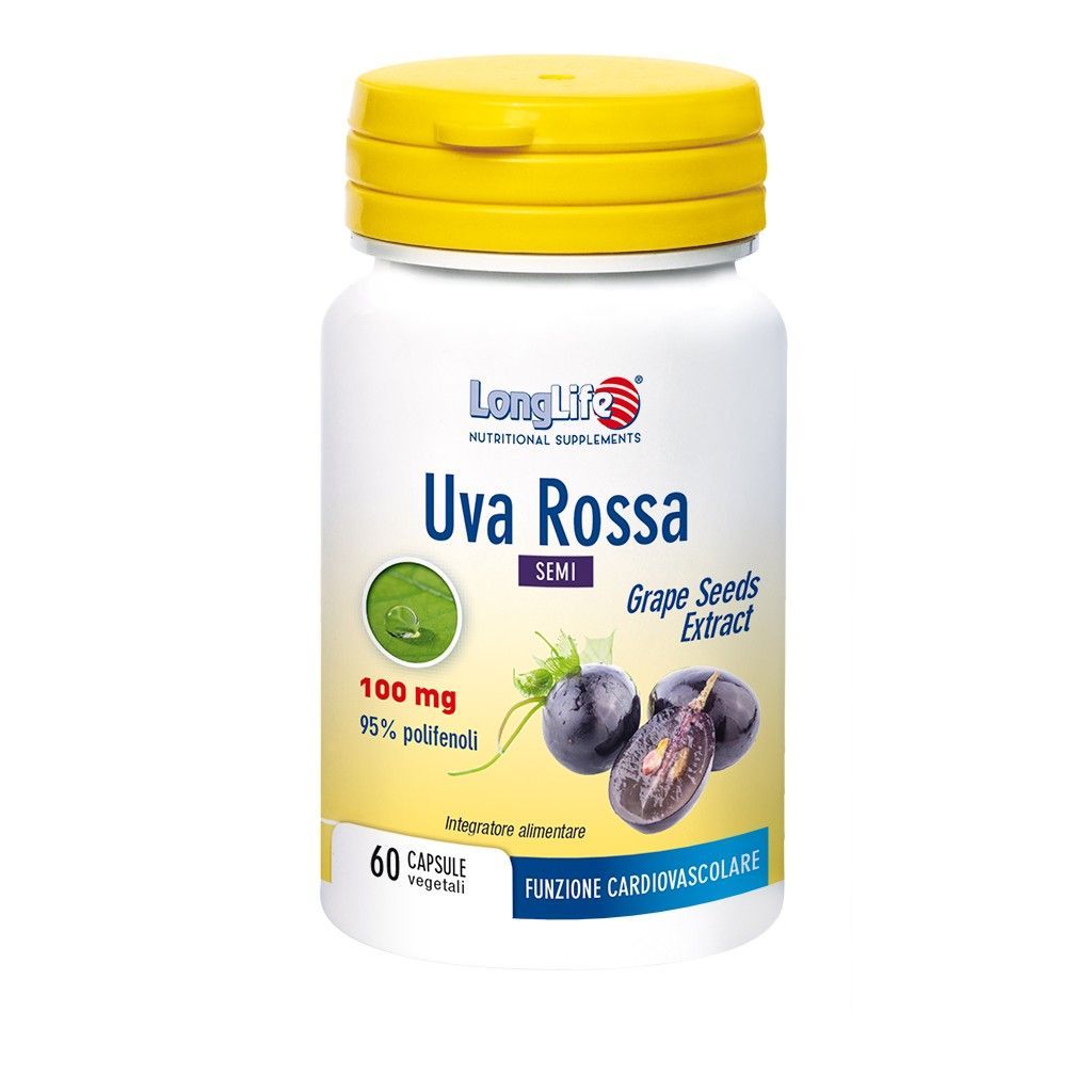 

Uva Rossa 100mg LongLife 60 Capsule Vegetali