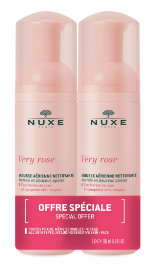 

Very Rose Mousse Detergente Viso Nuxe 2x150ml