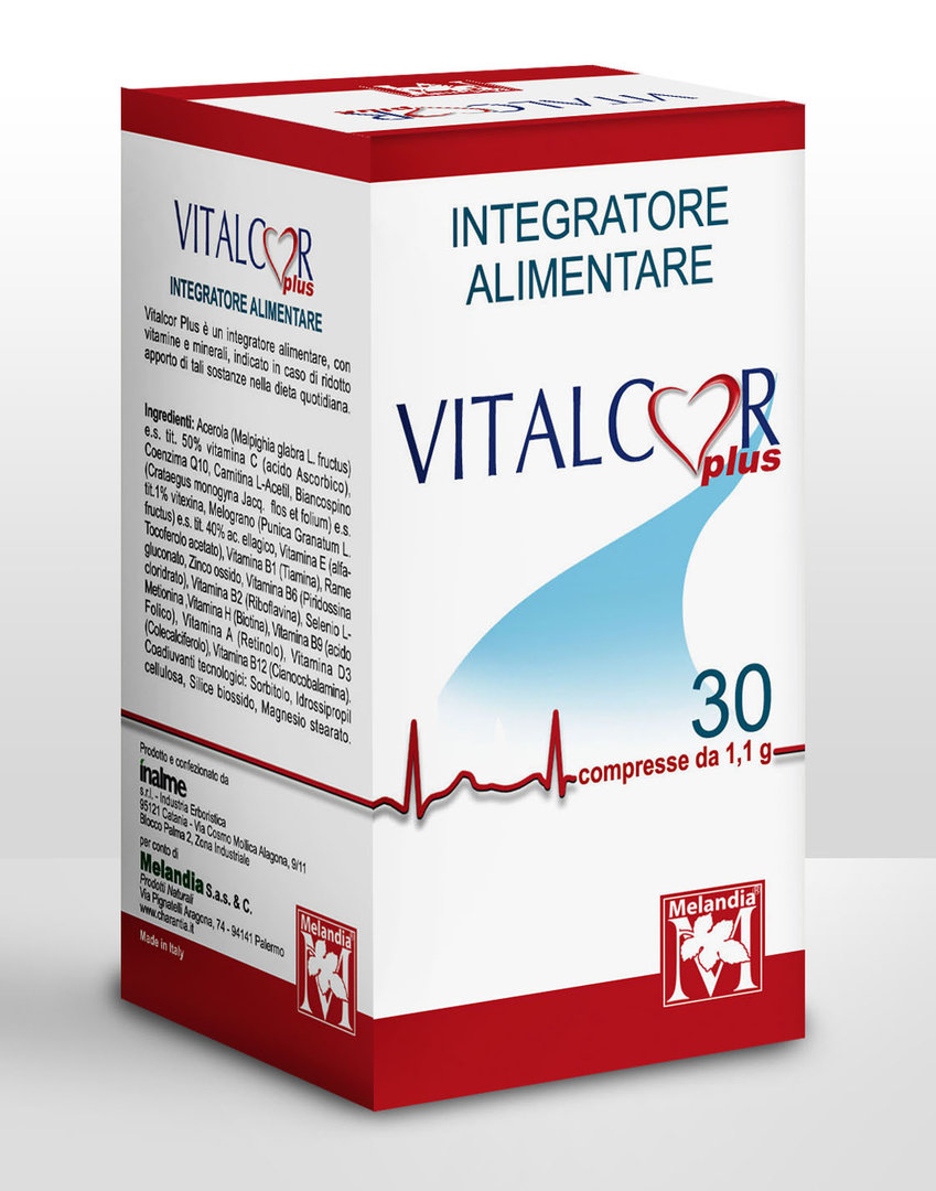 Image of Vitalcor Plus Melandia 30 Compresse033