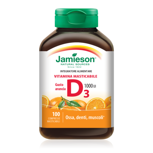 Image of Vitamina D Masticabile Jamieson 100 Compresse